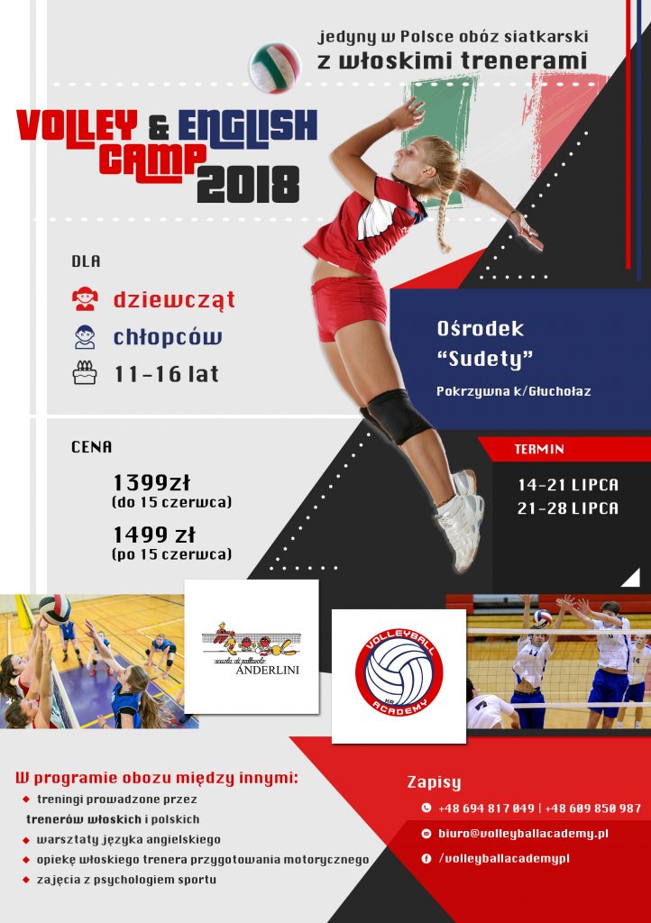 Volley & English Camp 2018